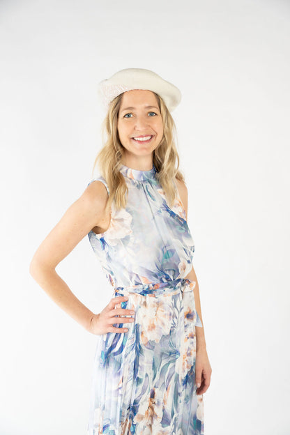 Embellished Wool Beret - Ivory